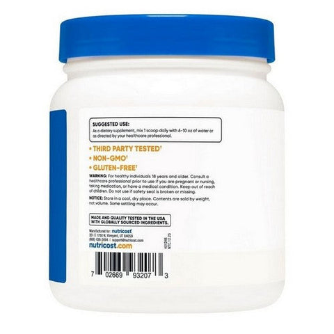 Nutricost, Choline Bitartrate Powder, 500 Grams Nutricost