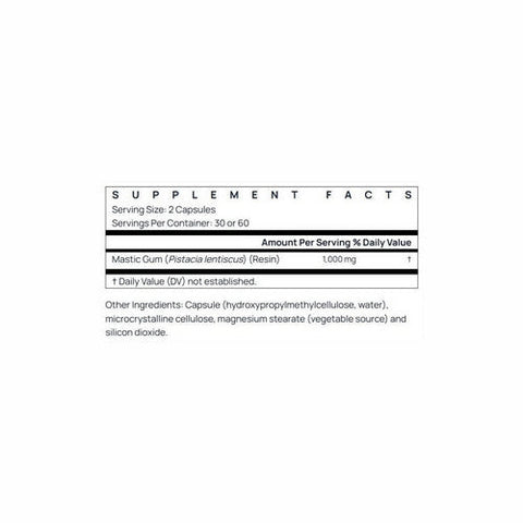 Jarrow Formulas, Mastic Gum, 1000 Mg, 60 Tabs Jarrow Formulas