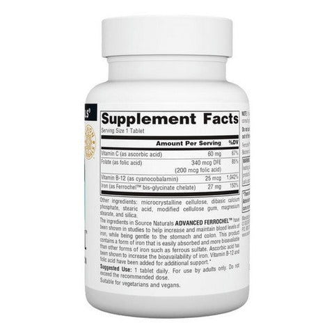 Source Naturals, Advanced Ferrochel, 180 Tabs Source Naturals