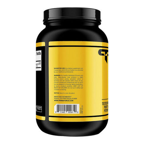 Primaforce, Beta-Alanine Powder Unflavored, 1.5 Kgs Primaforce