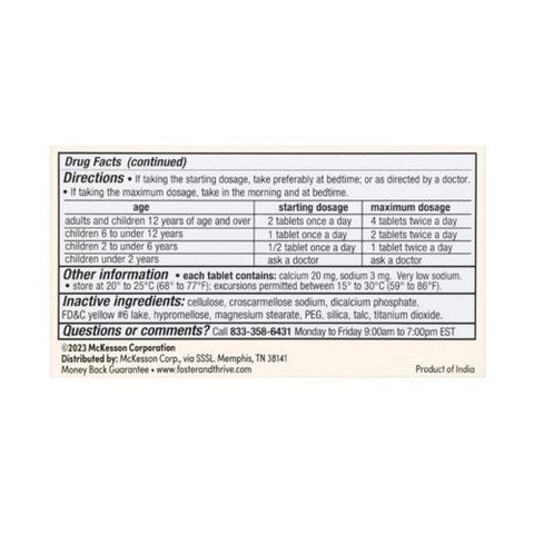 Foster And Thrive, Senna-S Sennosides, 8.6 Mg, 60 Tabs Foster And Thrive