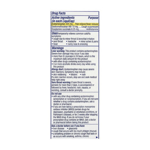 Vicks, Nyquil Cold & Flu Ultra Concentrated Liquicaps, 48 Count Vicks
