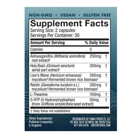 Host Defense, Mycobenefits Mood, 60 Capsules Host Defense
