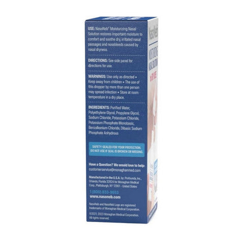 Nasoneb, Moisturizing Nasal Solution For Dry Nose, 1 Oz Nasoneb