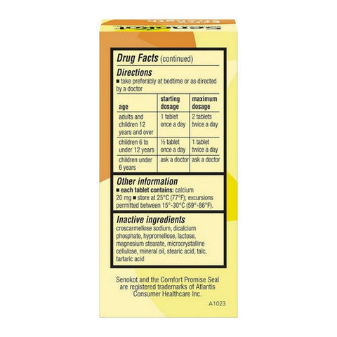 Senokot, Extra Strength Laxative Tablets, 36 Count Senokot