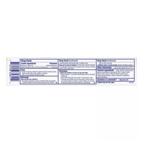 Sensodyne, White Enamel Strengthening Toothpaste For Sensitive Teeth And Cavity Prevention, 3.4 Oz Sensodyne