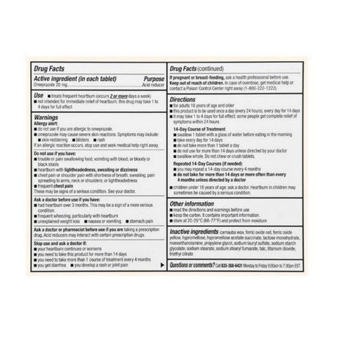 Foster And Thrive, Omeprazole Delayed Release Tablets, 20 Mg, 42 Tabs Foster And Thrive