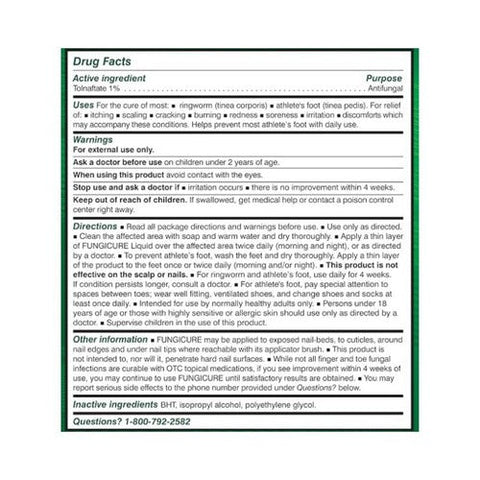 Fungicure, Anti Fungal Liquid Kills 6 Types Of Fungus, 1 Oz Fungicure