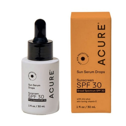 Sun Serum Drops Sunscreen SPF 30 1 Oz by Acure