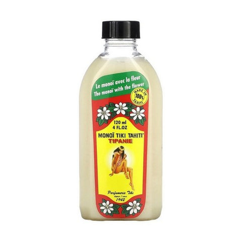 Monoi Tiare, Tiki Tahiti Coconut Oil Tipanie, Frangipani (Tipanie) 4 Oz Monoi Tiare