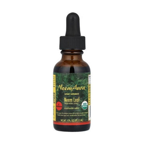 Neemaura, Naturals Neem Leaf 3X Concentration Liquid Herbal Extract, 1 Oz Neemaura