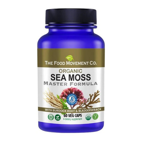 Sea Moss Master Formula 60 Veg Caps by The Food Movement Co.