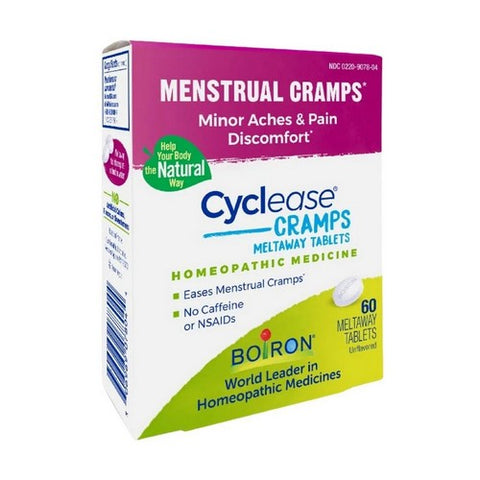 Boiron, Cyclease Cramp Tablets Menstrual Cramps Discomfort-Aches-Cramps, 60 Tabs Boiron