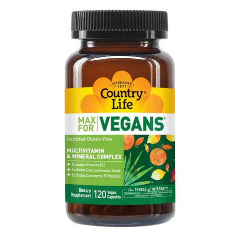 Country Life, Vegetarian Support, 120 Tabs Country Life