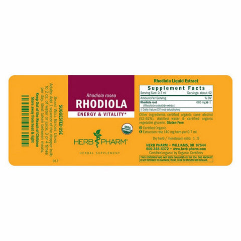 Herb Pharm, Rhodiola, 4 oz Herb Pharm