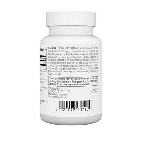 Source Naturals, Melatonin, 2.5 mg, Sublingual Peppermint 200 Tabs Source Naturals