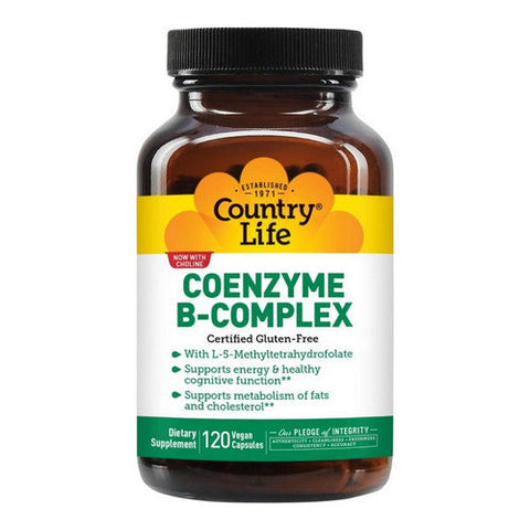 Country Life, Coenzyme B-complex, 120 Caps Country Life
