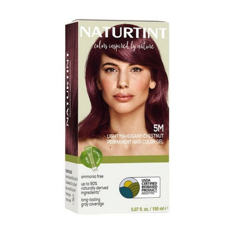 Naturtint, Permanent Hair Color 5M Light Mahogany Chestnut, 5.07 Oz Naturtint