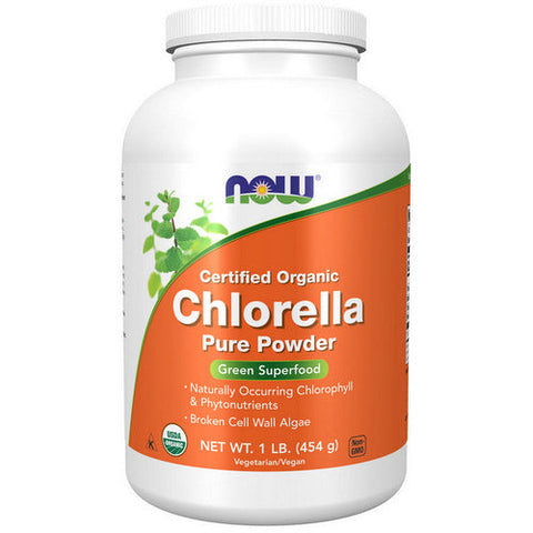 Now Foods, Organic Chlorella Pure Powder, 1 Lb Now Foods