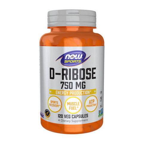 Now Foods, D-Ribose, 750 mg, 120 Caps Now Foods
