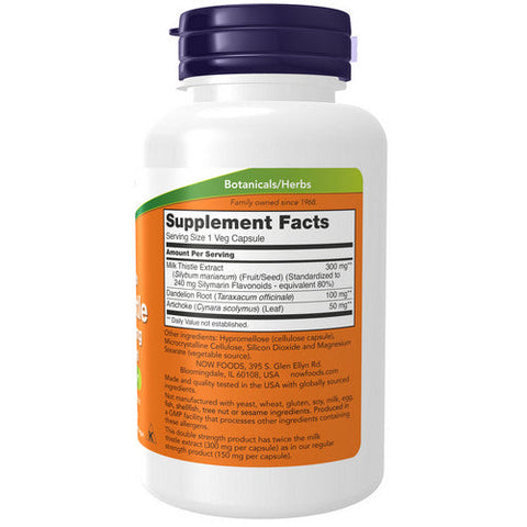 Now Foods, Silymarin Double Strength, 300 mg, 100 Veg Caps Now Foods