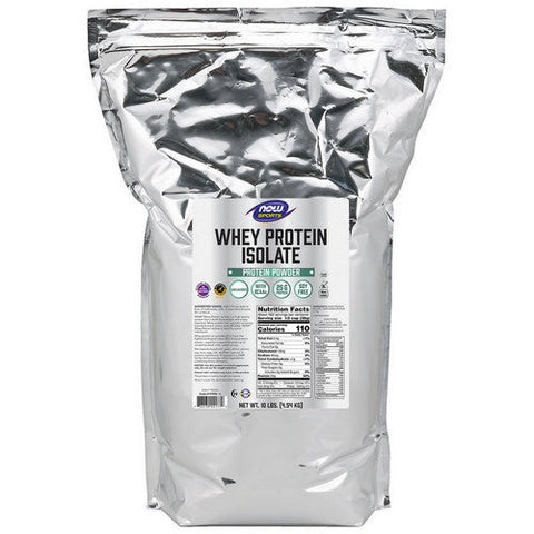 Now Foods, Whey Protein Isolate, Unflavored , 10lb