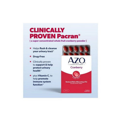 Azo, Cranberry Urinary Tract Health, 450 mg, 50 Caps Azo