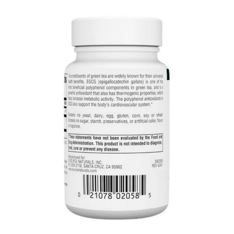 Source Naturals, Egcg, 350 Mg, 60 tabs
