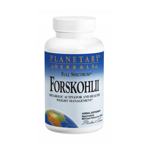 Planetary Herbals, Full Spectrum Forskohlii 130mg capsules, 120 Caps Planetary Herbals