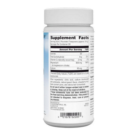 Source Naturals, Magnesium Serene Berry, 800 Mg, 9 Oz Source Naturals
