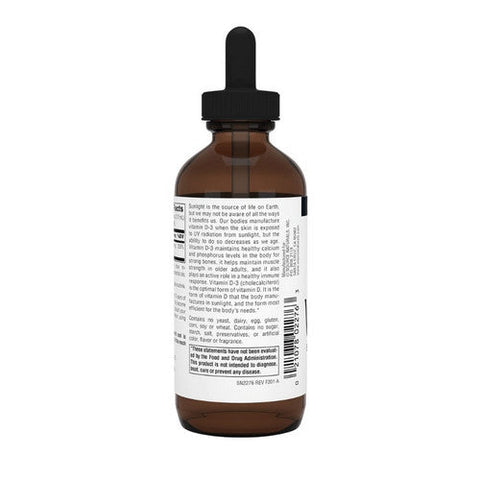 Source Naturals, Vitamin D-3 Liquid, 4 fl oz Source Naturals