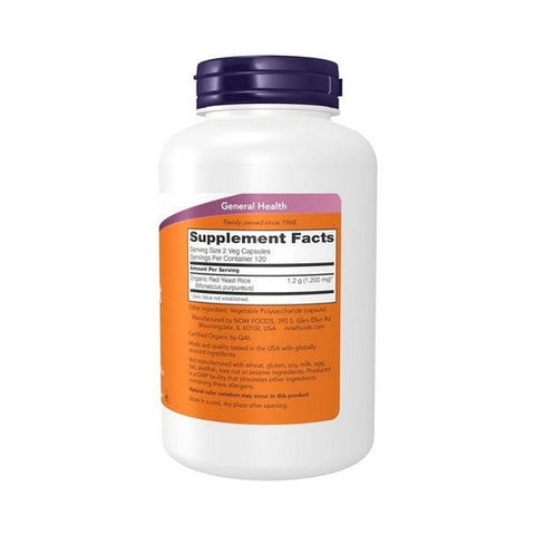 Now Foods, Red Yeast Rice Extract, 600 mg, 240 Vcaps