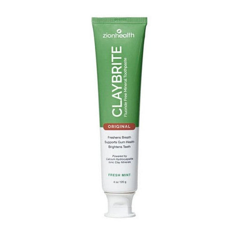 Zion Health, ClayBrite Natural Toothpaste, 3.2 oz Zion Health