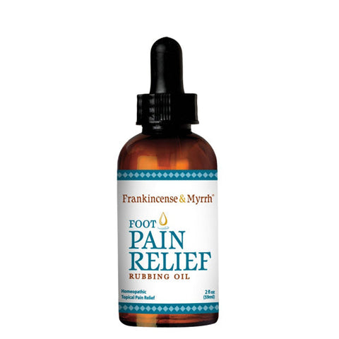 Frankincense & Myrrh, Foot Pain Relief Rubbing Oil, 2 Oz Frankincense & Myrrh