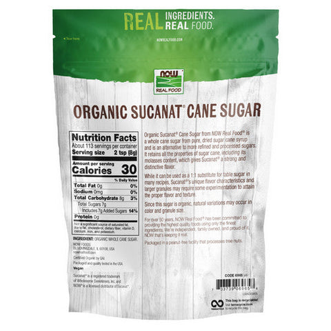 Now Foods, Sucanat Organic, 2 lb Now Foods