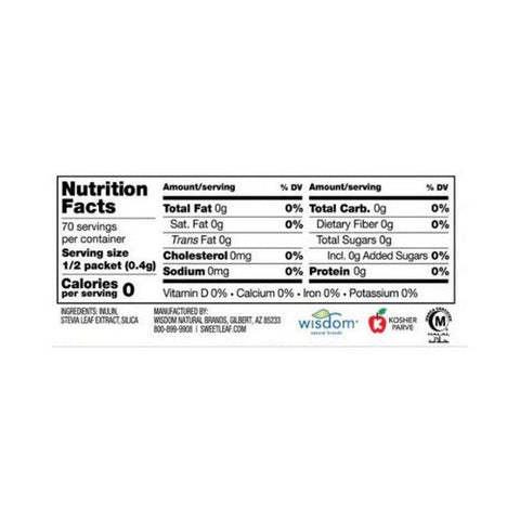 Sweetleaf Stevia, Stevia Sweetener, 1 Oz