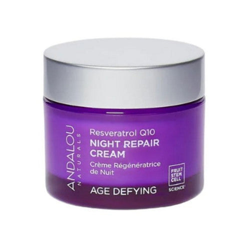 Andalou Naturals, Resveratrol Q10 Night Repair Cream, 1.7 oz Andalou Naturals