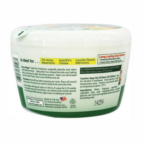 Citrus Magic, Solid Air Freshener, Fresh Citrus 20 oz Citrus Magic