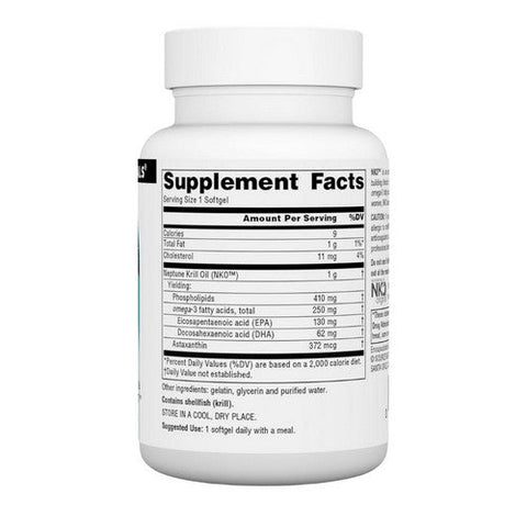 Source Naturals, Neptune Krill Oil, 1000 mg, 30 sgels Source Naturals