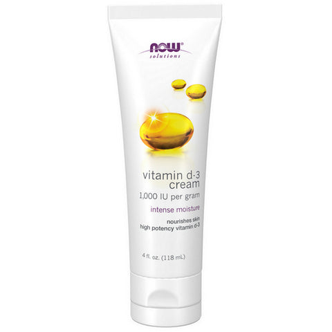 Vitamin D3 Cream 4 oz by Now Foods