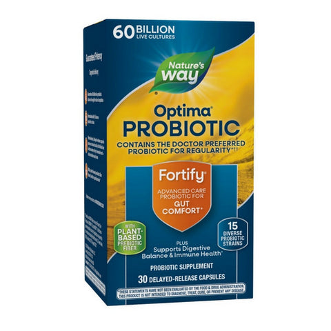Fortify Optima Advanced Care 60 Billion Probiotic 30 Caps by Nature's Way