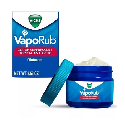 Vicks, Vaporub Cough Suppressant Ointment, 3.53 Oz Vicks