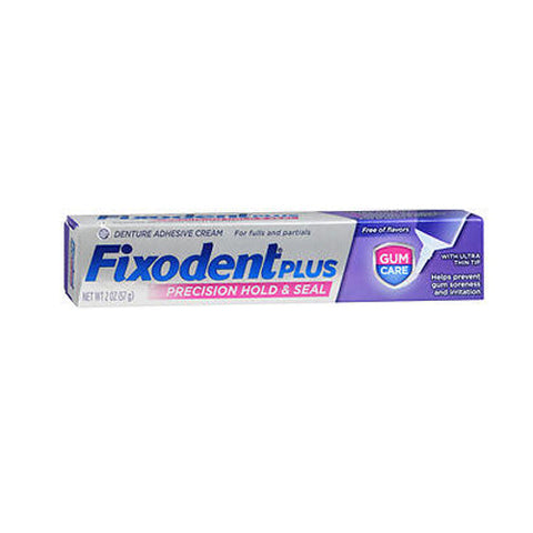 Fixodent, Plus Denture Adhesive Cream Gum Care, 2 Oz Fixodent