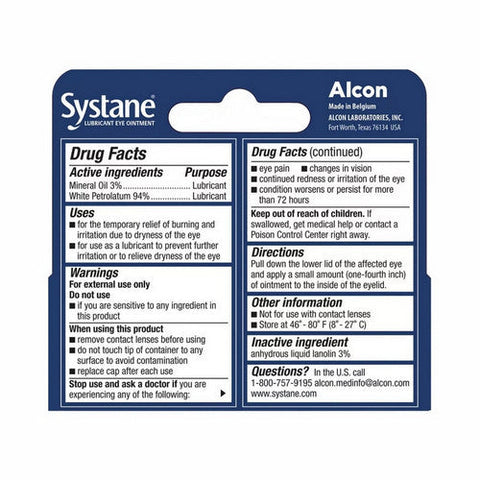 Systane, Nighttime Lubricant Eye Ointment, 3.5 gm Systane