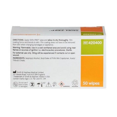 Smith & Nephew, Skin Prep Protective Wipes, Box Of 50 Smith & Nephew