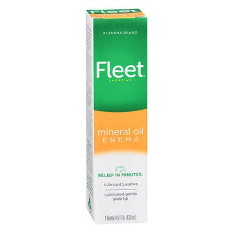 Fleet, Mineral Oil Enema Lubricant Laxative, 4.5 Oz Fleet
