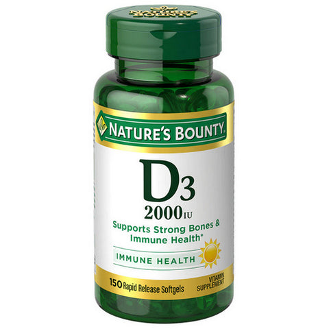 Vitamin D3 150 Softgels by Nature's Bounty