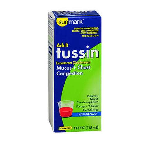 Sunmark, Tussin Cough Formula Liquid Original, 4 Oz Sunmark