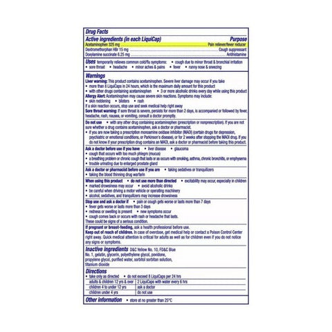 Vicks, Nyquil Cold And Flu Liquicaps, 24 Count Vicks