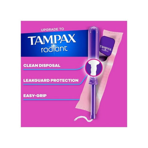 Tampax, Pearl Tampons Super Plus Absorbency Unscented, 18 Count